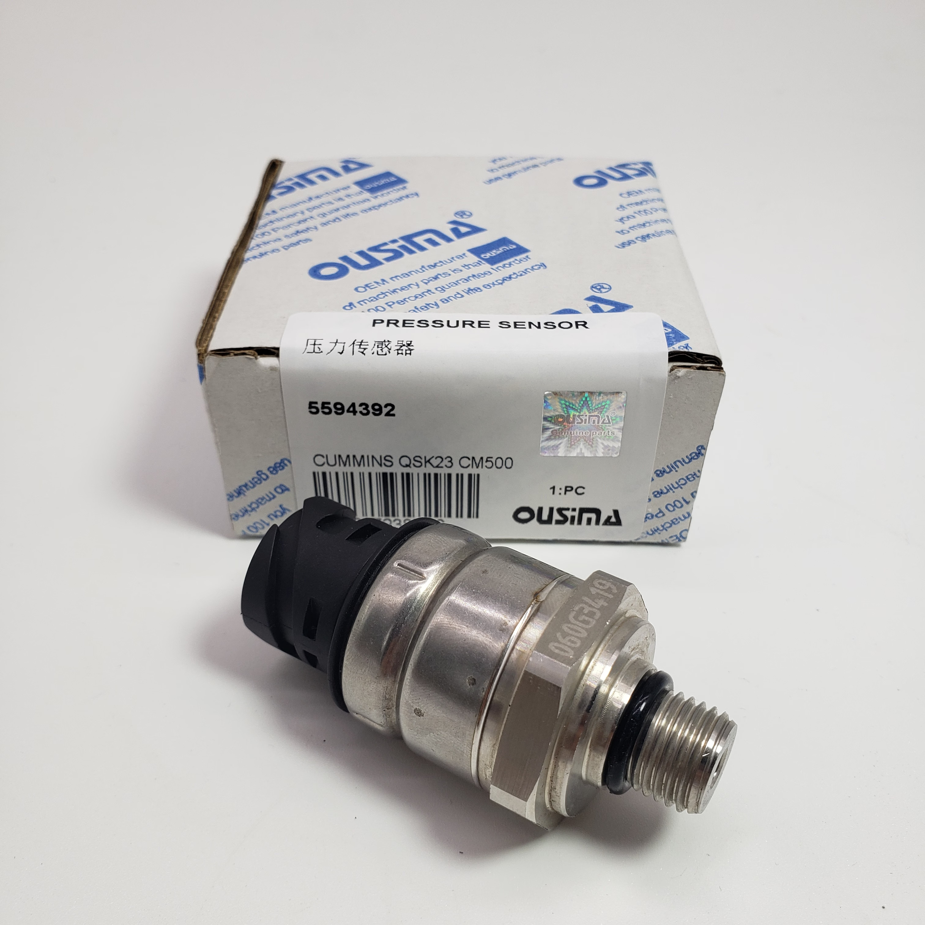 Pressure Sensor 5594392 For Cummins QSK23 CM500