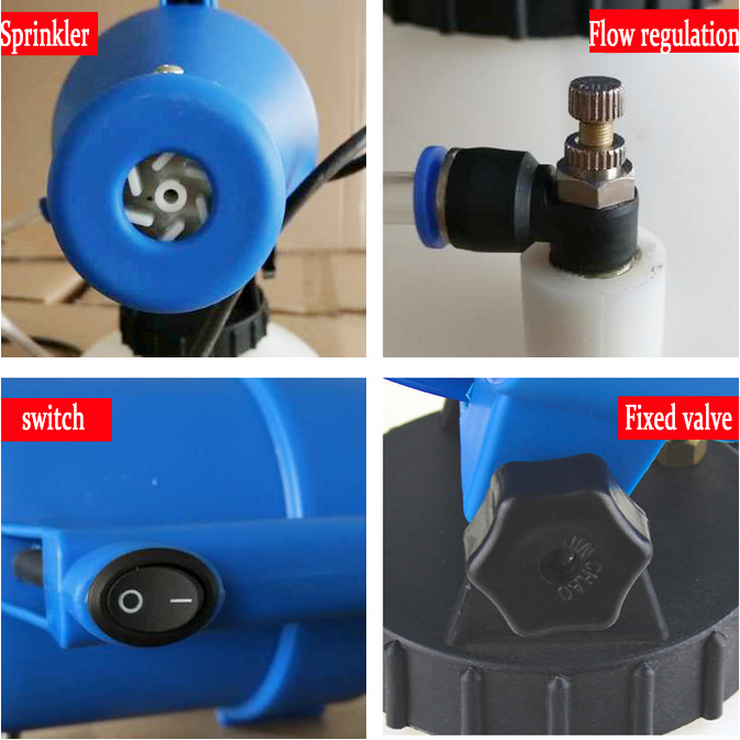 1000w Battery Pump Farm Mist High Pressure Sprayer 5l Electric Ulv Cold Fogger Machine