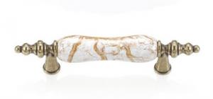 China Modern Design Door And Cabinet Handles Refined Yellow + Marble Color on sale