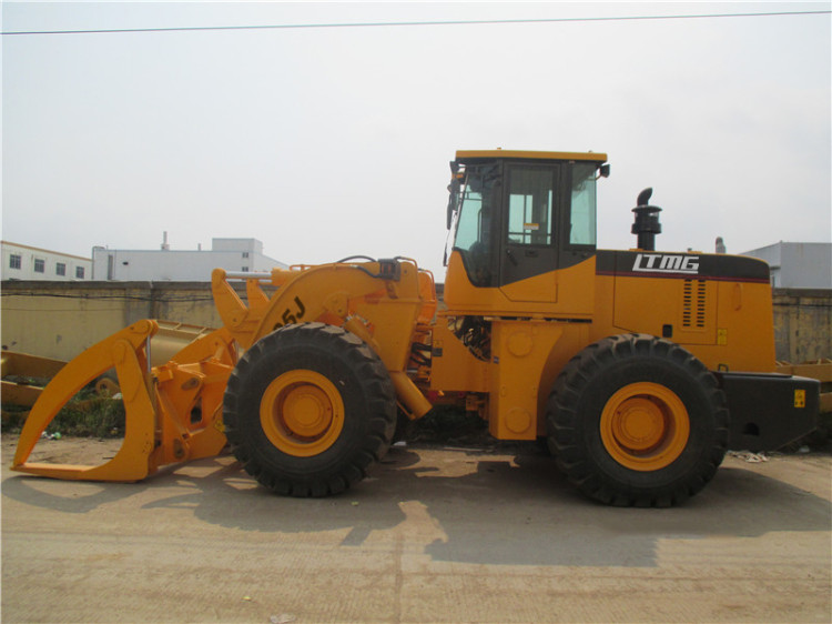 LTMG 5 TON Front End Wheel Loader With Log Grapple Ree Logging Equipment 162KW