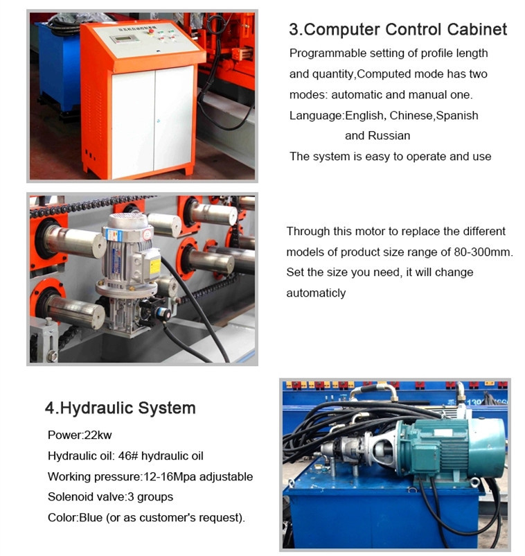 C Z Section Purline Cold Roll Forming CZ Interchangeable Metal Steel Purline Machine