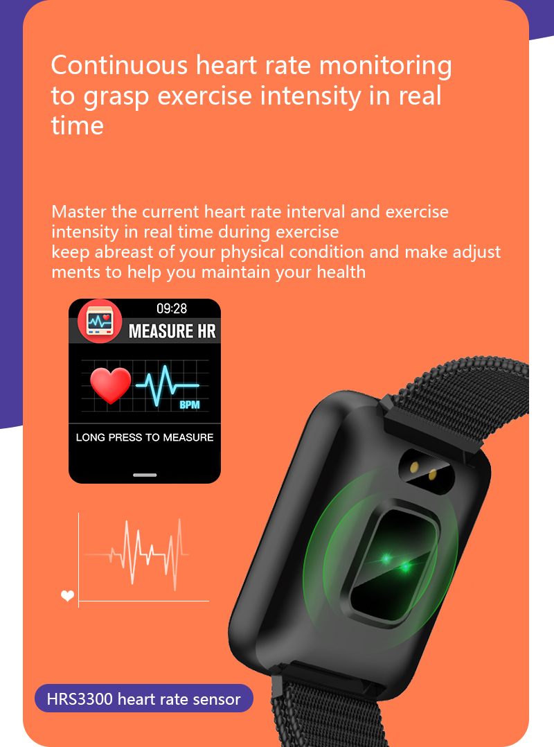 Odm Oem Smart Watch HL19 Android Health Fitness Sport BT5.0 Nfc Ic Id RFID 13.56MHz Strap