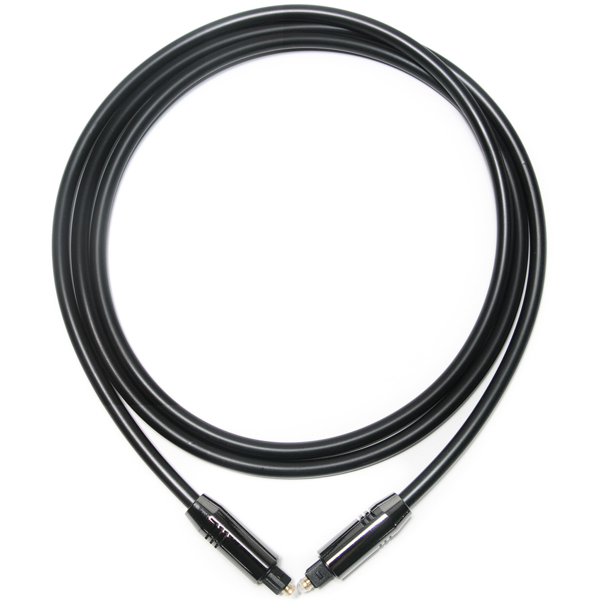 Toslink Optical Audio Cable OD5.0 Black Aluminum Alloy Optical PVC plated gold Ports Cost Performance For Home Soundbar