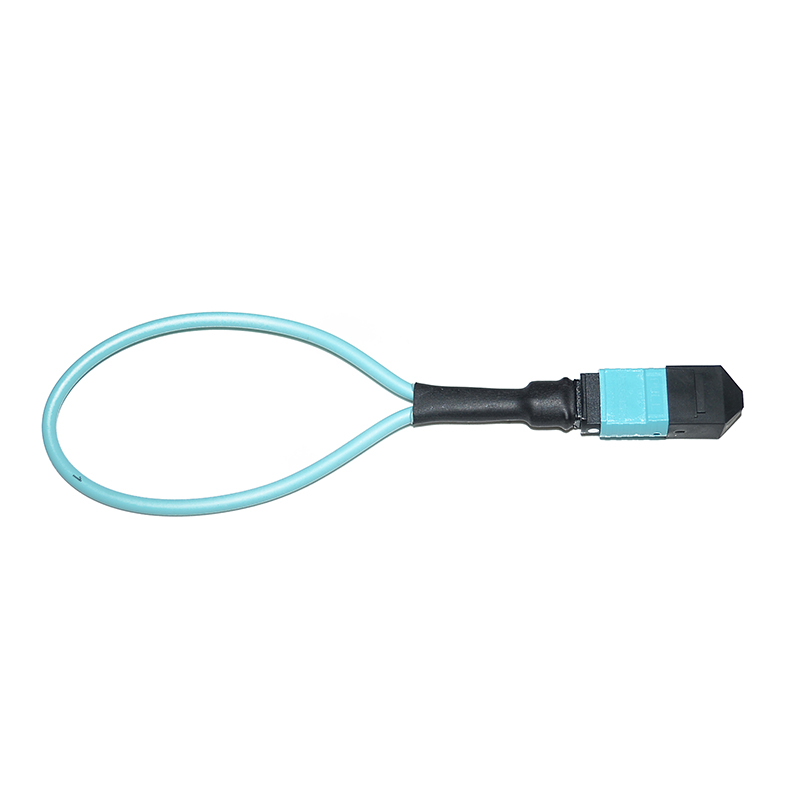 MPO Fiber Optic Loopback 24 Cores OM4 With ISO9001 Certified