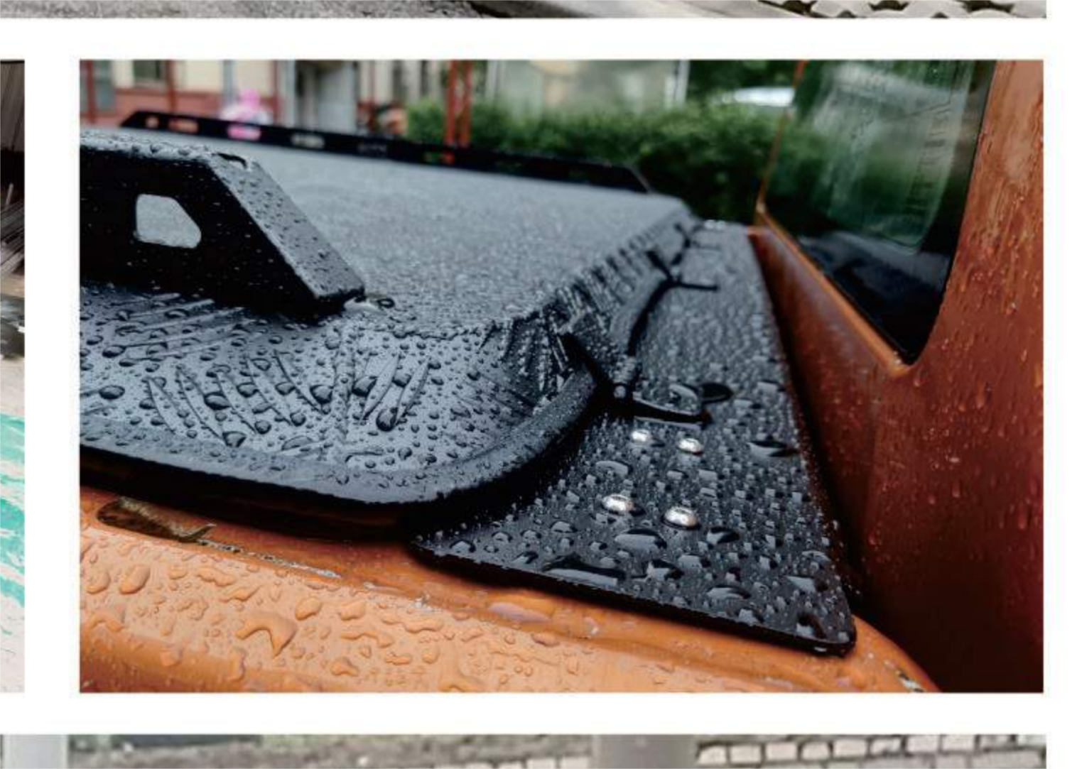 UTE Bed Mounting Manganese Steel Folding Hard Pick Up Truck Bed Cover for ISUZU D MAX