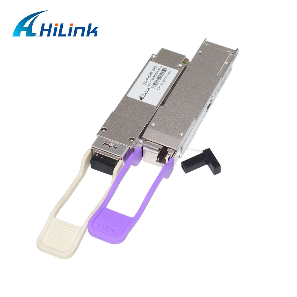 QSFP28 BIDI 100G ZR QSFP28 80km 1280/1300nm 100GBASE-BX80 QSFP28 Module 80km LC