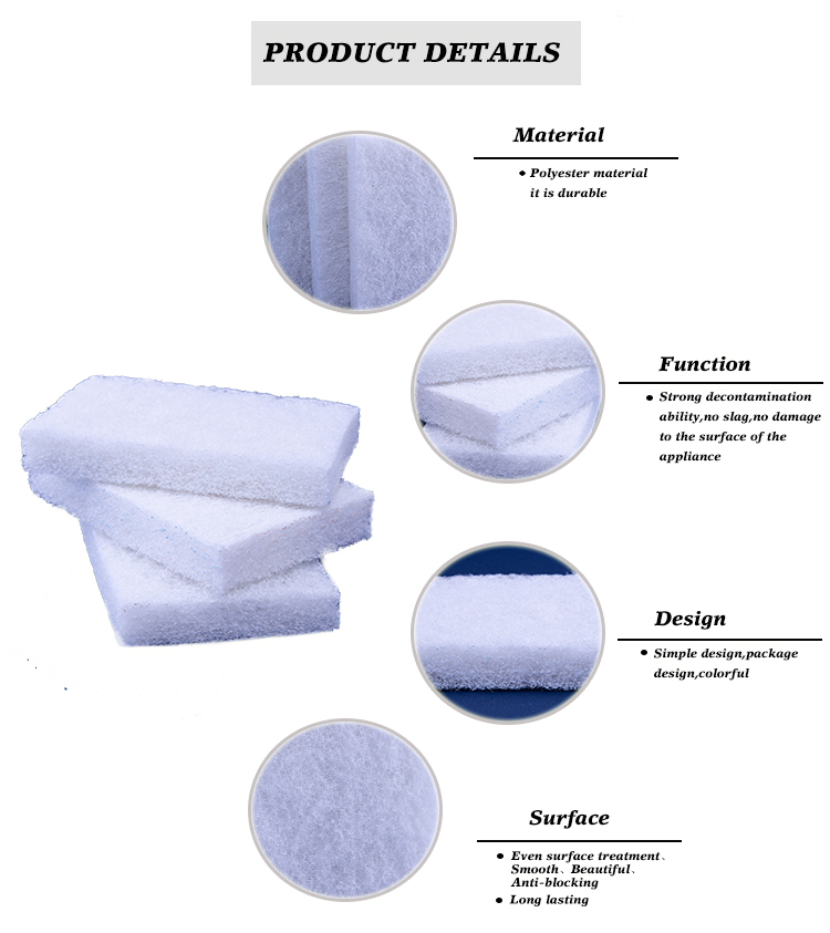 Polyester Cleaning Scouring Pad Long Lasting Nylon Scouring Pad Anti Blocking