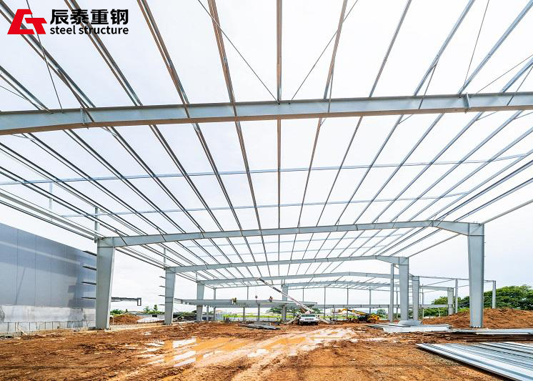 Prefab Metal Building Construction Weather Resistant Steel Constructed Buildings