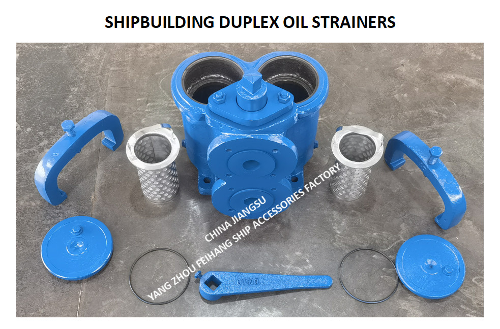 JIS 7202 / CBM1132 DUPLEX LUBE OIL FILTER STAINLESS STEEL