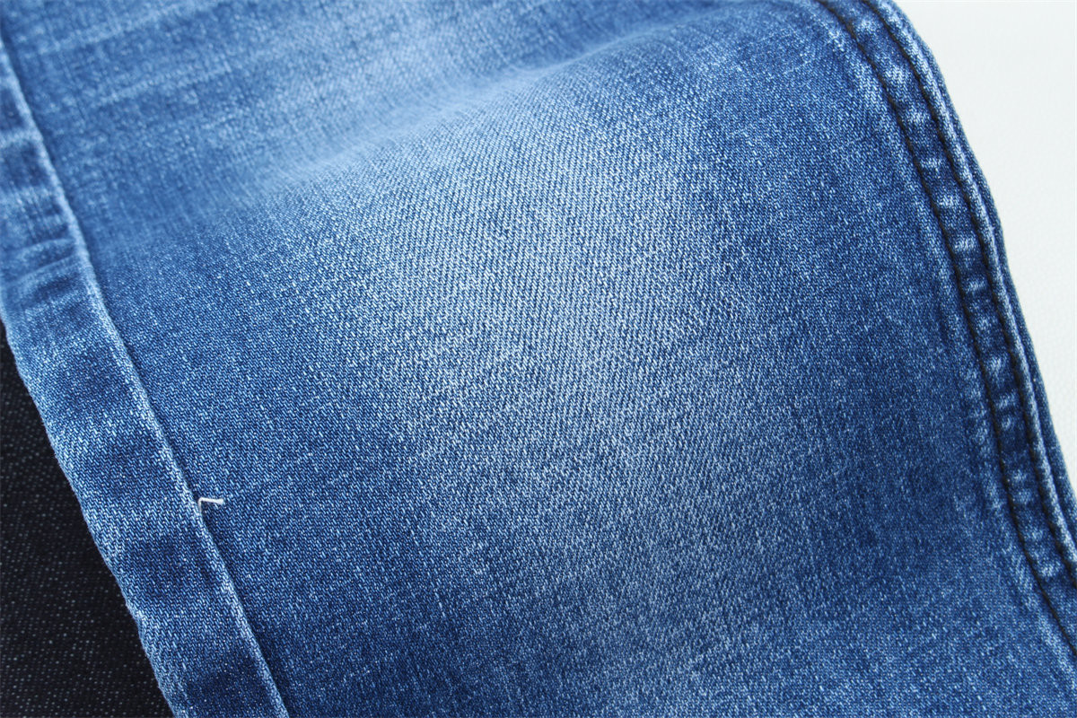10.8 Once Supreme Quality Crosshatch Slub Stretch Denim Fabric For Men Jeans