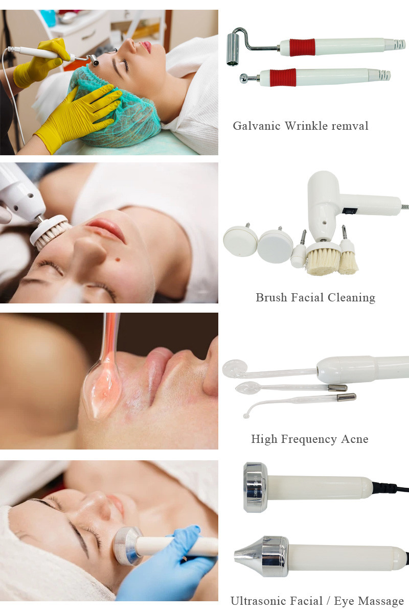 Galvanic Spa Facial Massager Diamond Microdermabrasion Ultrasonic HF 10 In 1 Machine