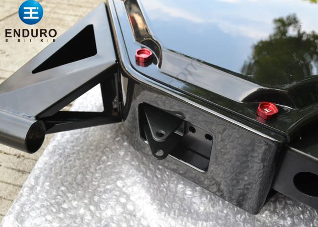 Matte Black Mountain Bike Frame , Steel Mtb Frame Suspension Design