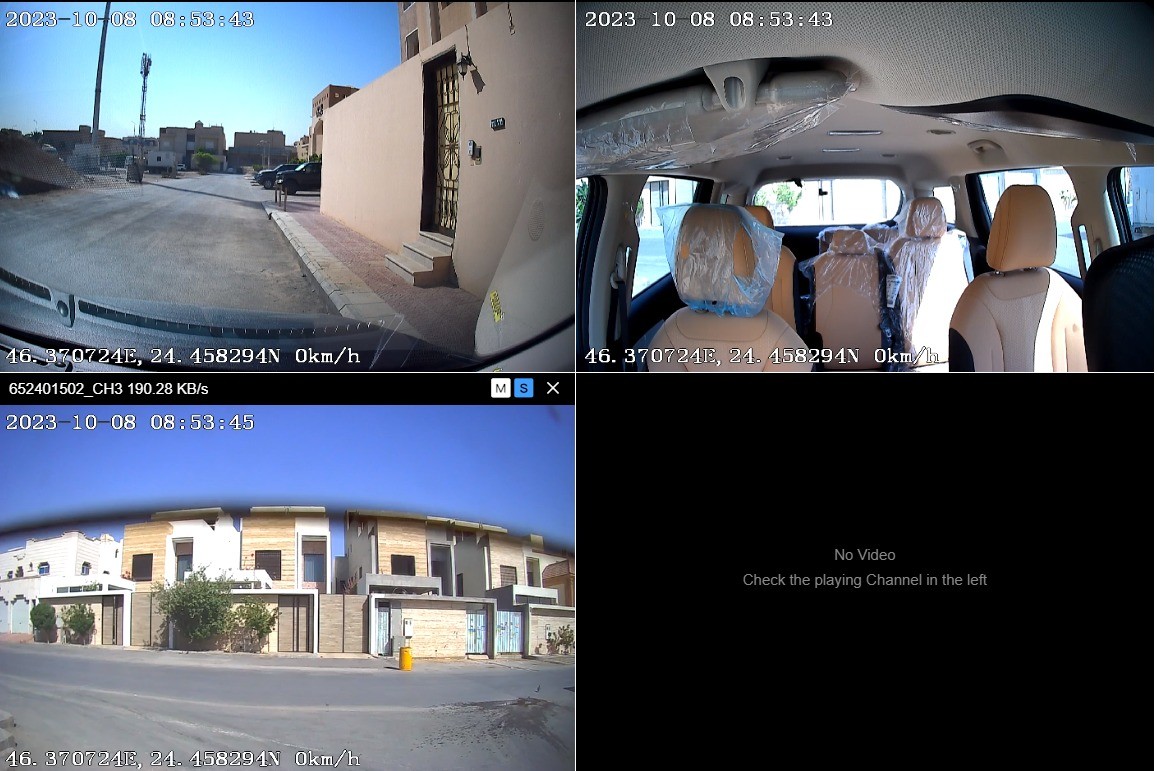 2K Dual Len Dash Camera Mini WiFi Camera Support Motion Detection