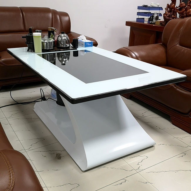 43 Inch Touchscreen Interactive Smart Table LCD Advertising Display Multi Touch Screen Kiosk For Coffee Meeting Table