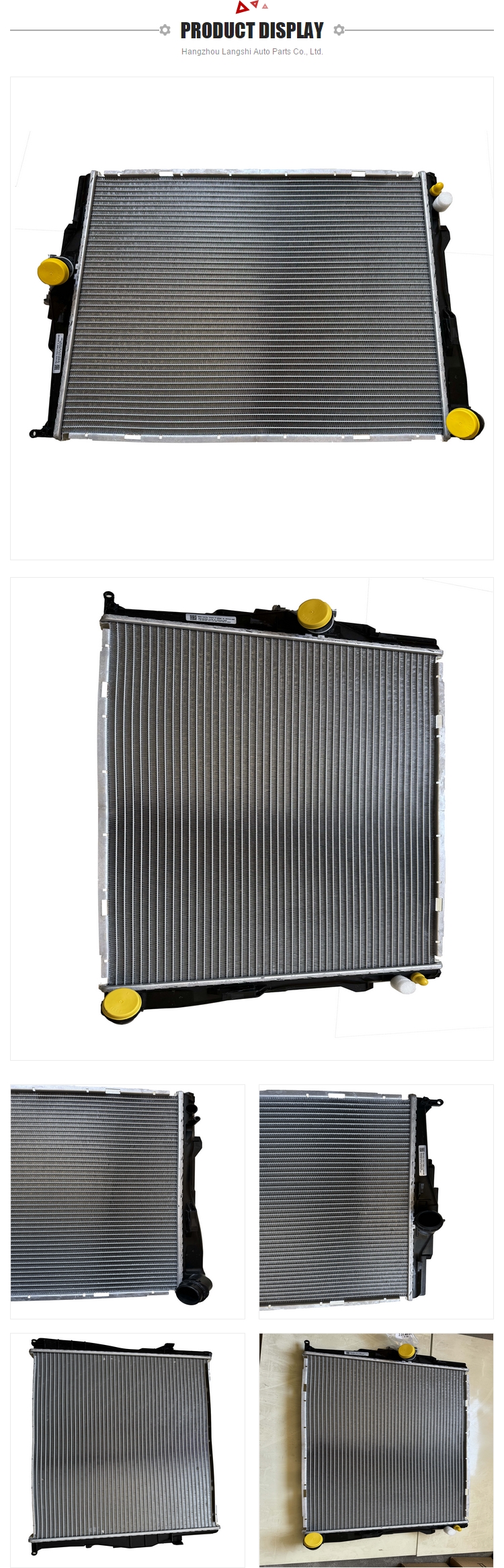 Aluminum Radiator for BMW X1 Z4 E81 E82 E84 E88 E90 17117521048 17117553111 17117521046