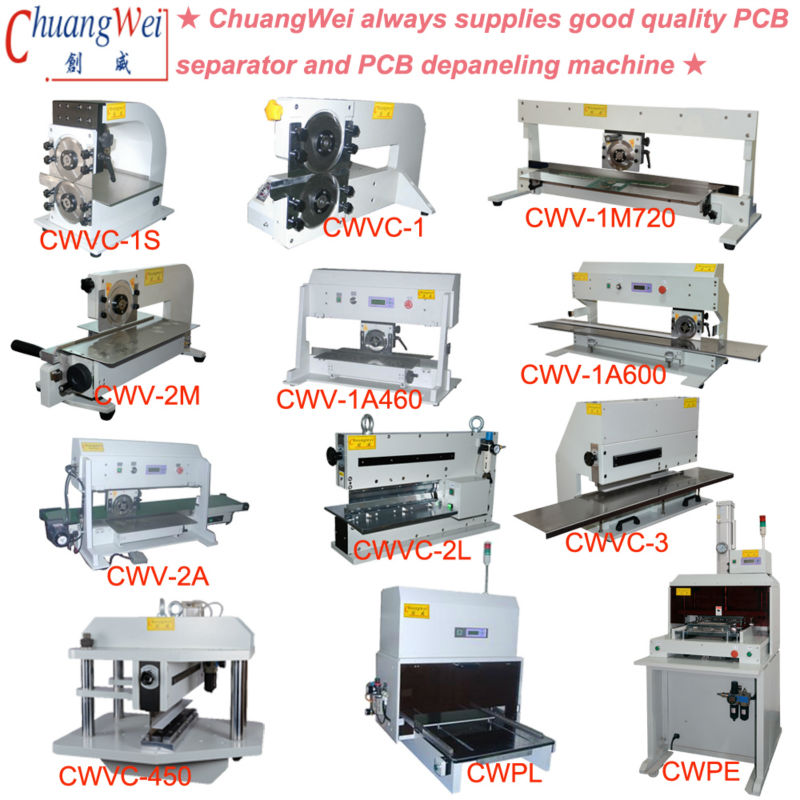 Pre-Scoring Pcb Depaneling Machine for LED Tube T8 Strip with Six Blades