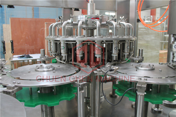 6000 BPH Hot Juice Filling Machine 330ml - 1500ml Plastic Screw Cap Type