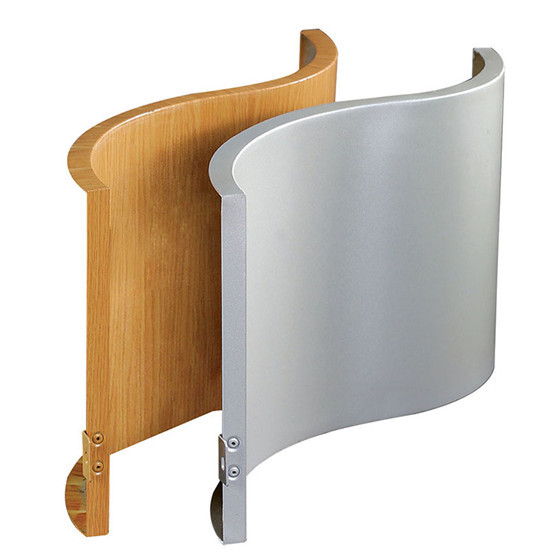 Curved Aluminum Cladding Sheet , Decoration Wall Cladding Sheets Curtain Screen