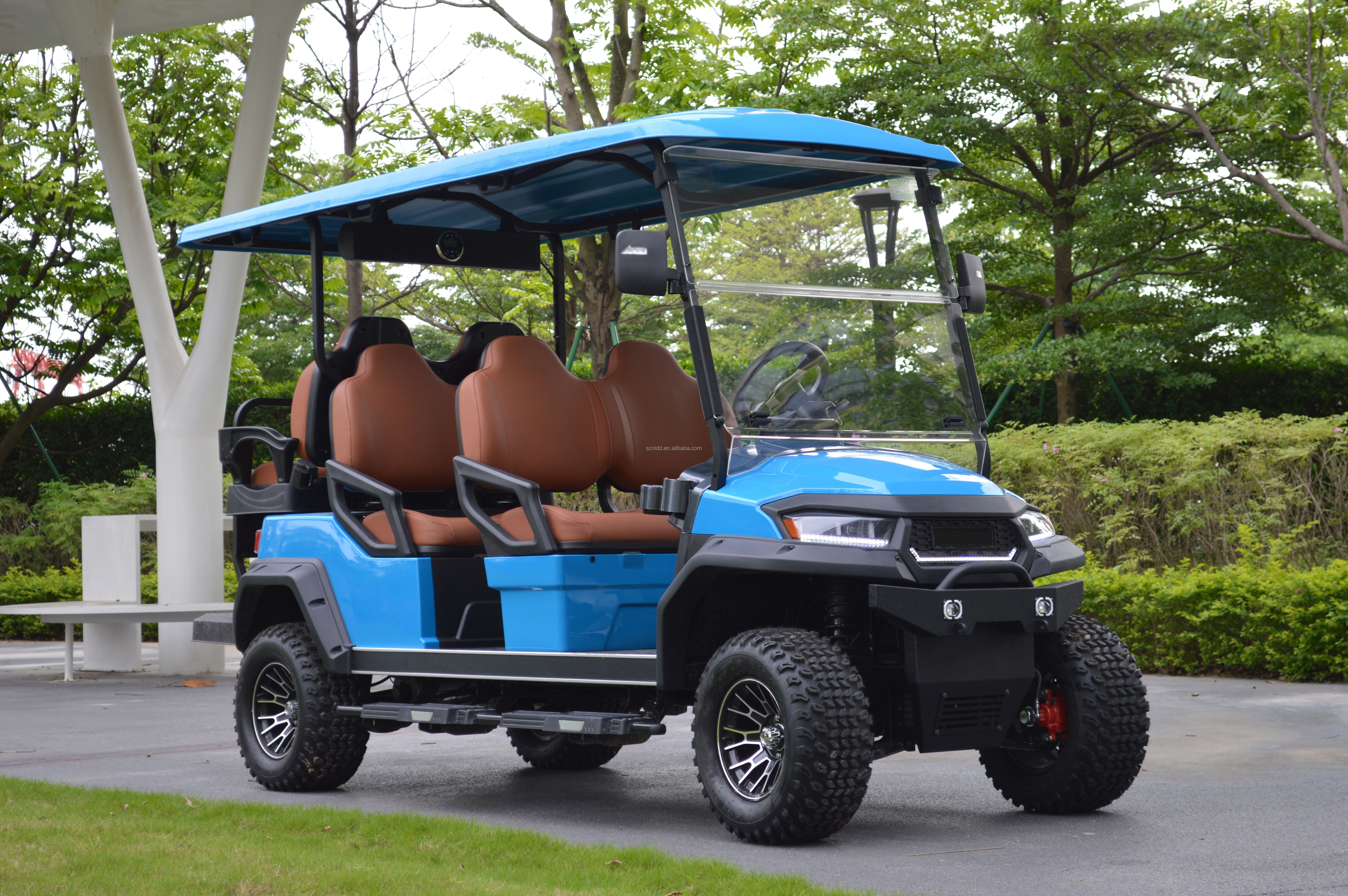2024 6-Seater Electric Golf Cart with Lithium Battery and Aluminium Floor The Next Generation of Golfing