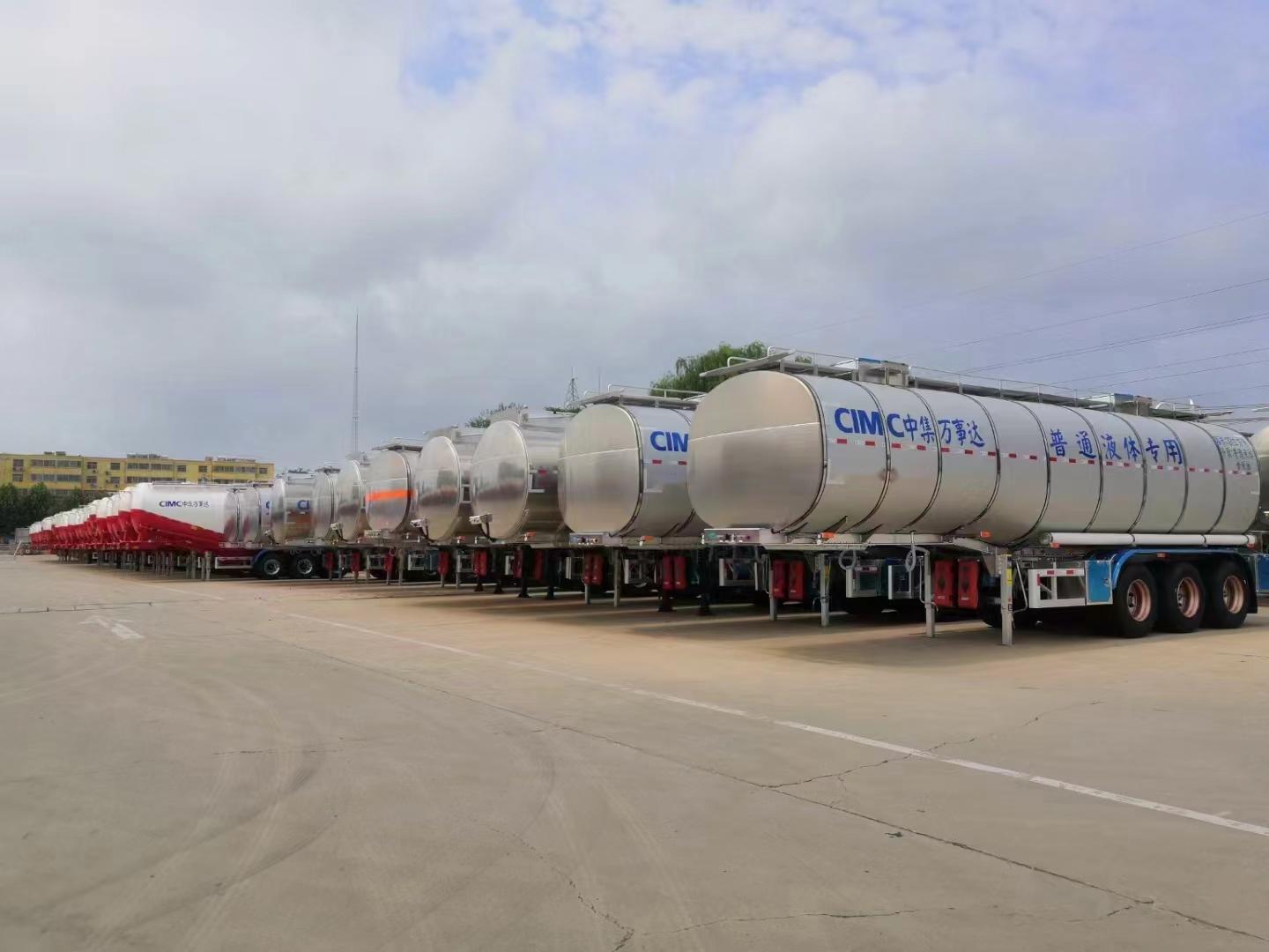 CIMC 3 axis iron S30408 11450*2500*3900mm total mass 40T curb mass 8200 use EHA dish end 4.5mm thickness ordinary liquid tank