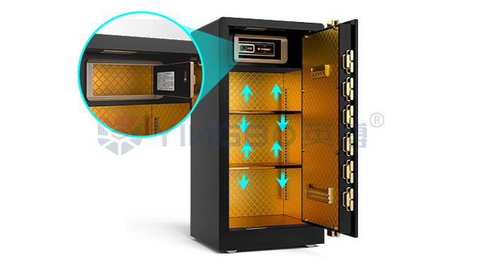 Solid Steel Dual Alarm Intelligent Home Safe Box 68kg YB/RS-100