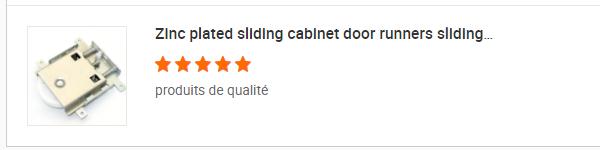 Zinc Plating Iron Nylon Wardrobe Sliding Fitting System for Customer Requirements