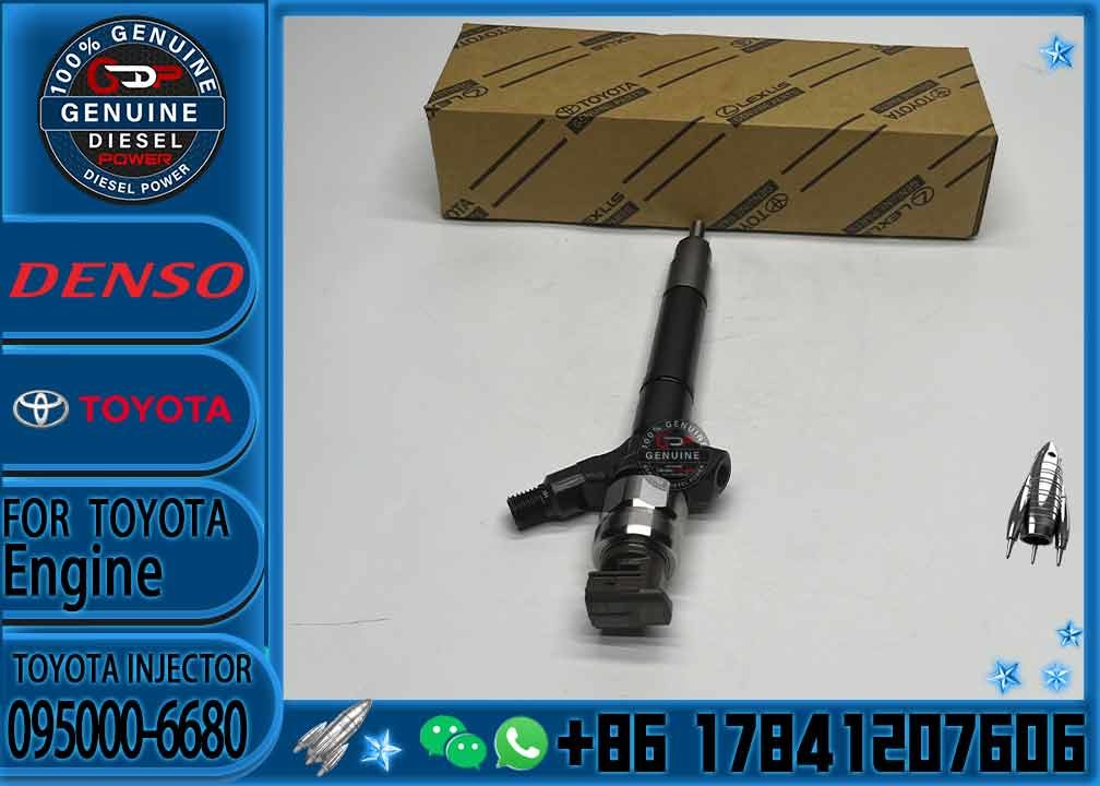 for Toyota RAV4 2.0 D 1AD-FTV Engine Assembly 095000-6680 Fuel Injector 095000-6680 0950006680