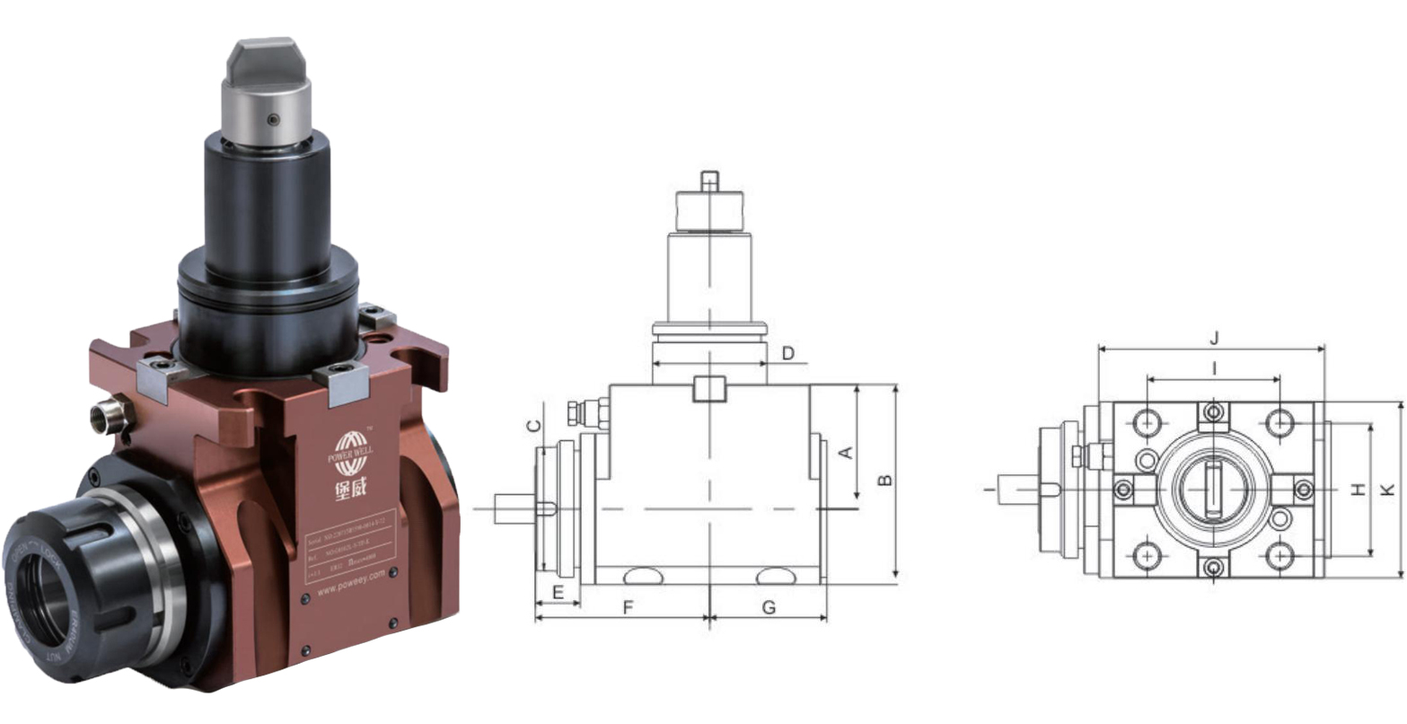 BMT High Accuracy Radial Live Tool Holder Lathe Live Tooling Holders