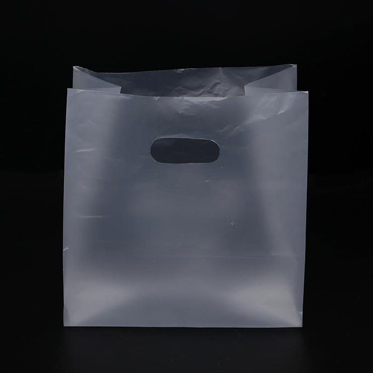 Customized Eco Friendly Tote Bag THANKYOU Plastic Shopping Bag with 50-200microns Thickness