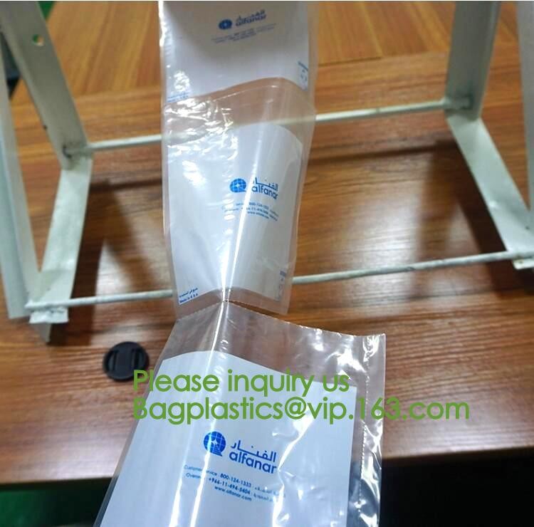 clear LLDPE easy tearing line pre-opened in roll bag,Factory custom LLDPE plastic autobag Preopened polybag on a Roll