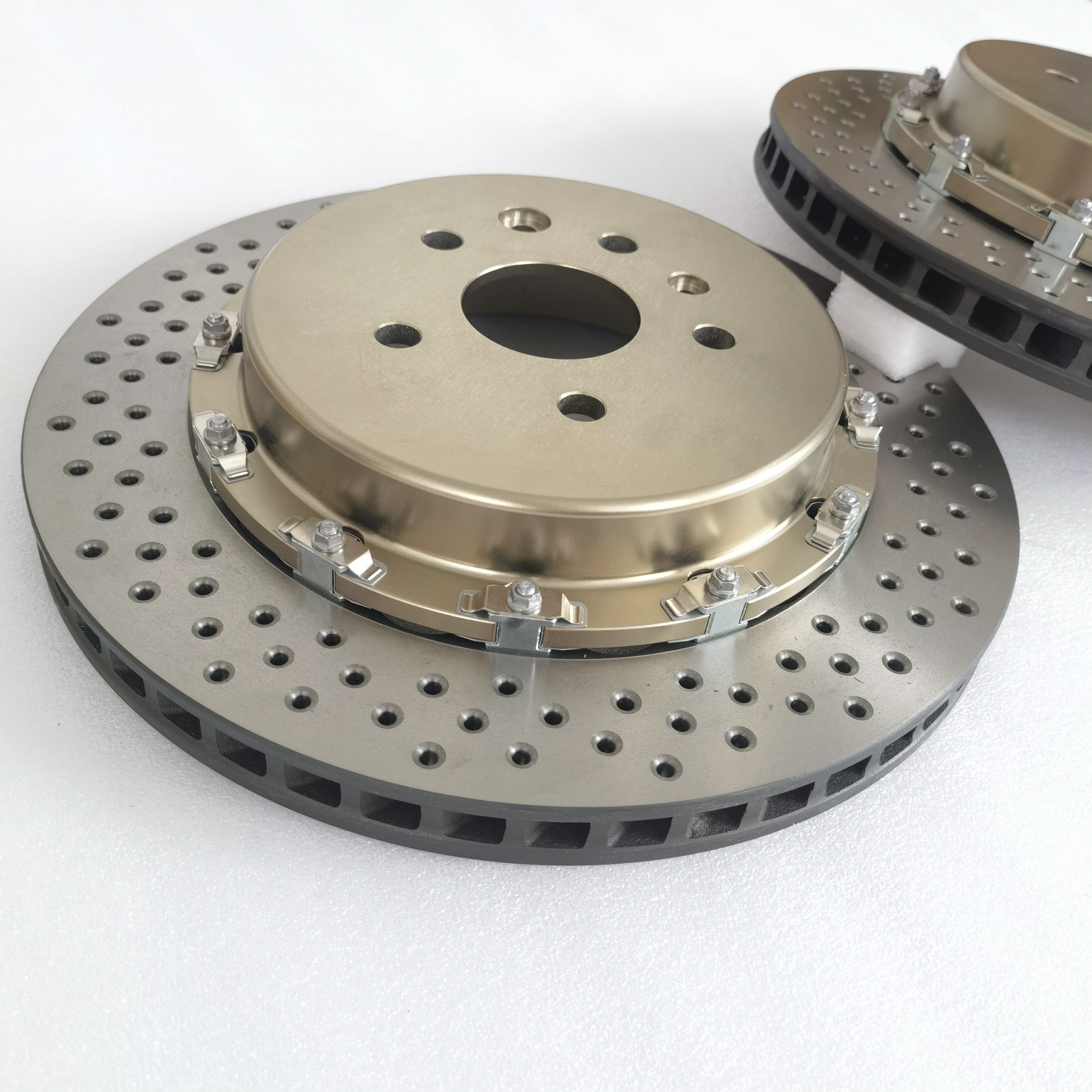 IS300 Drilled Brake Disc 355*28mm Floating Cast Iron 24 Holes
