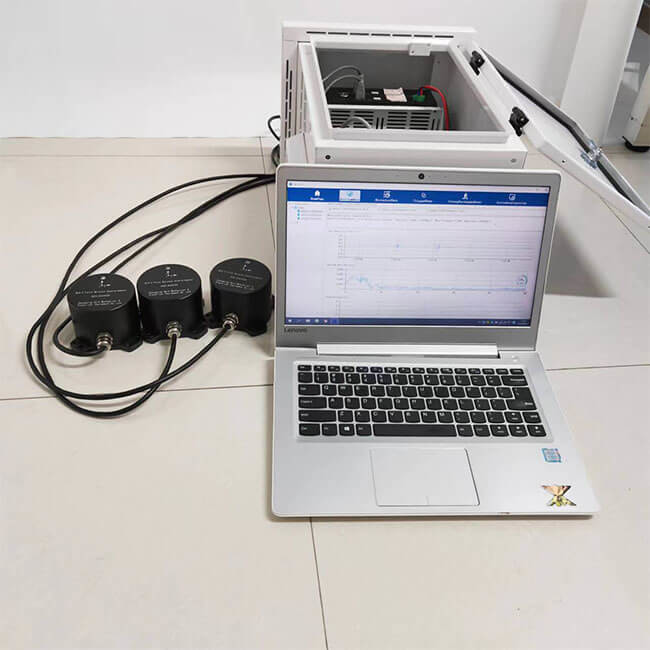 Earthquake Strong Motion Accelerometer Seismograph With Triaxial Sensor