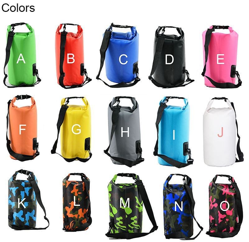 Personzliaed Logo Waterproof Dry Bag PVC Backpack Ocean Pack, Kayaking Boating Canoeing Swimming Hiking Camping