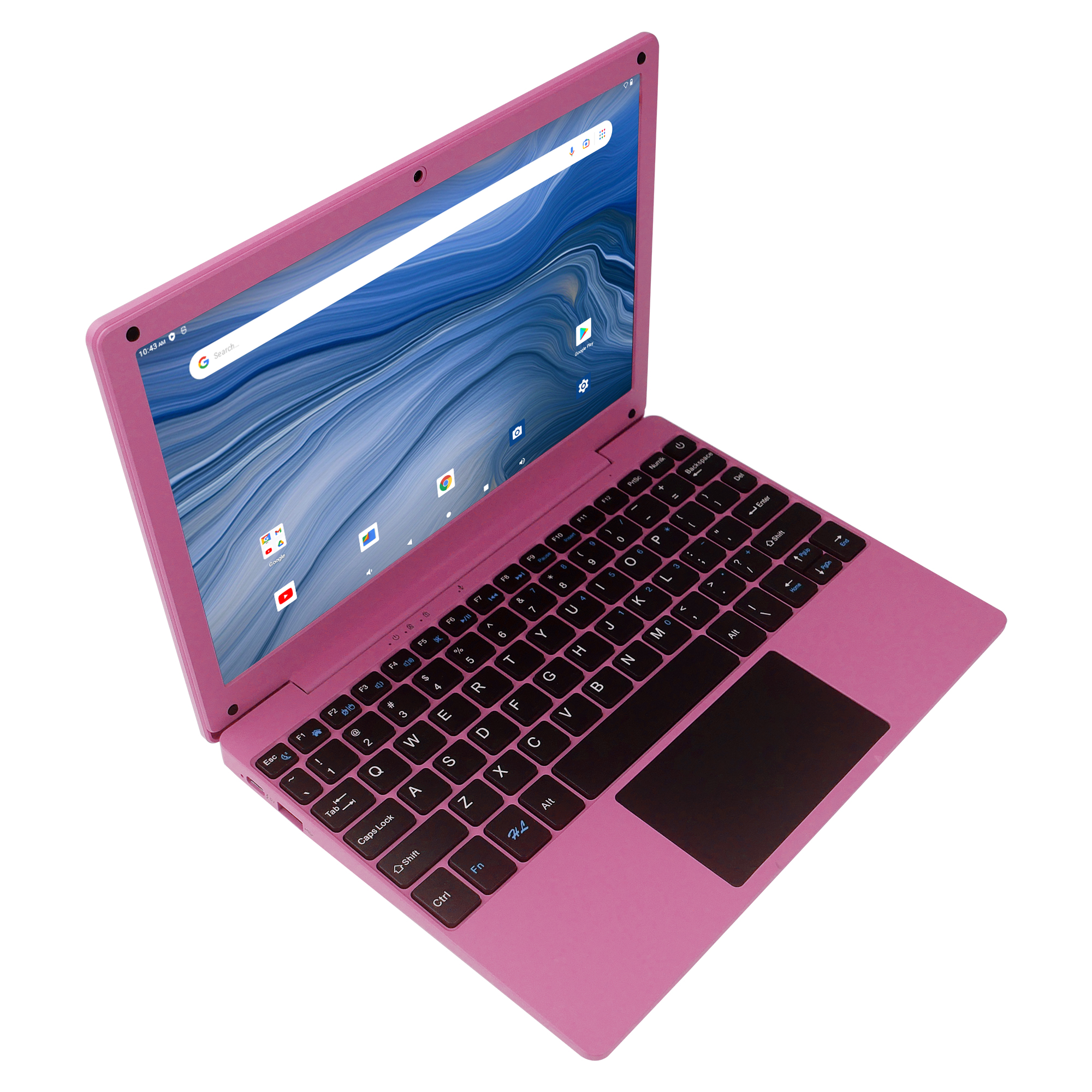 Student Friendly Android Laptop Computer 2GB RAM 64GB ROM Portable 10.1'' Android Laptop