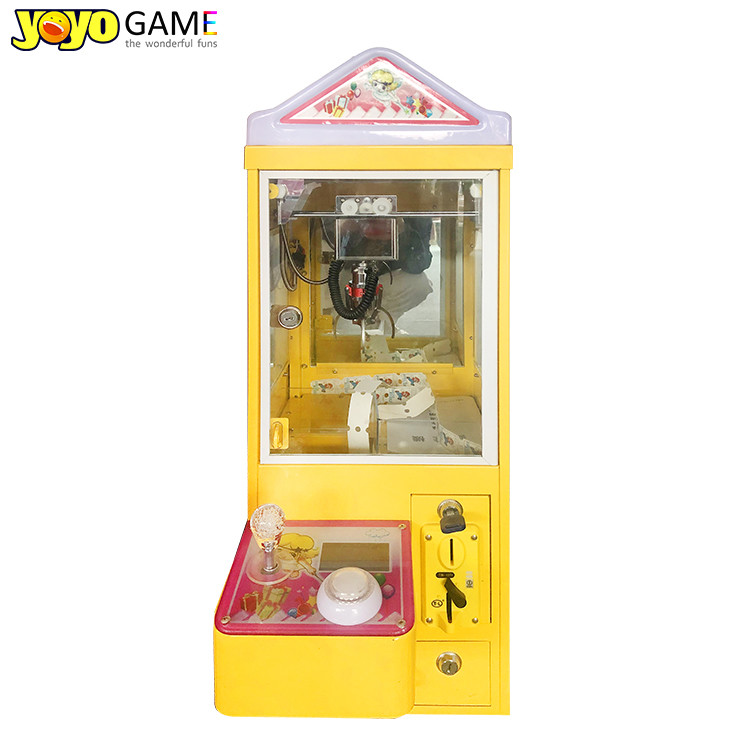 Small Claw Crane Machine Coin Operated Games Mini Plush Toy Vending Machine With Bill Acceptor