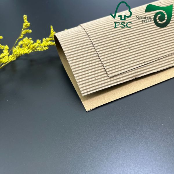 1.2m Wide Two Layer Corrugated Cardboard Rolls With 50m 90m 150m Length Options