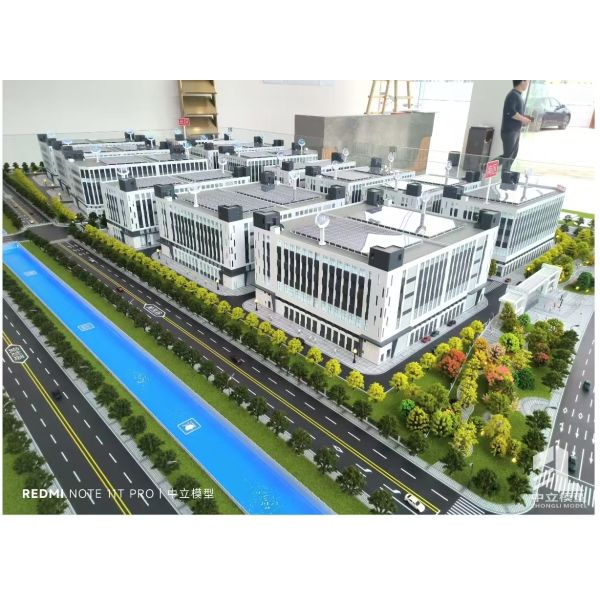 Industrial Building Model 1:120 Building Construction Model For Display Prototypes