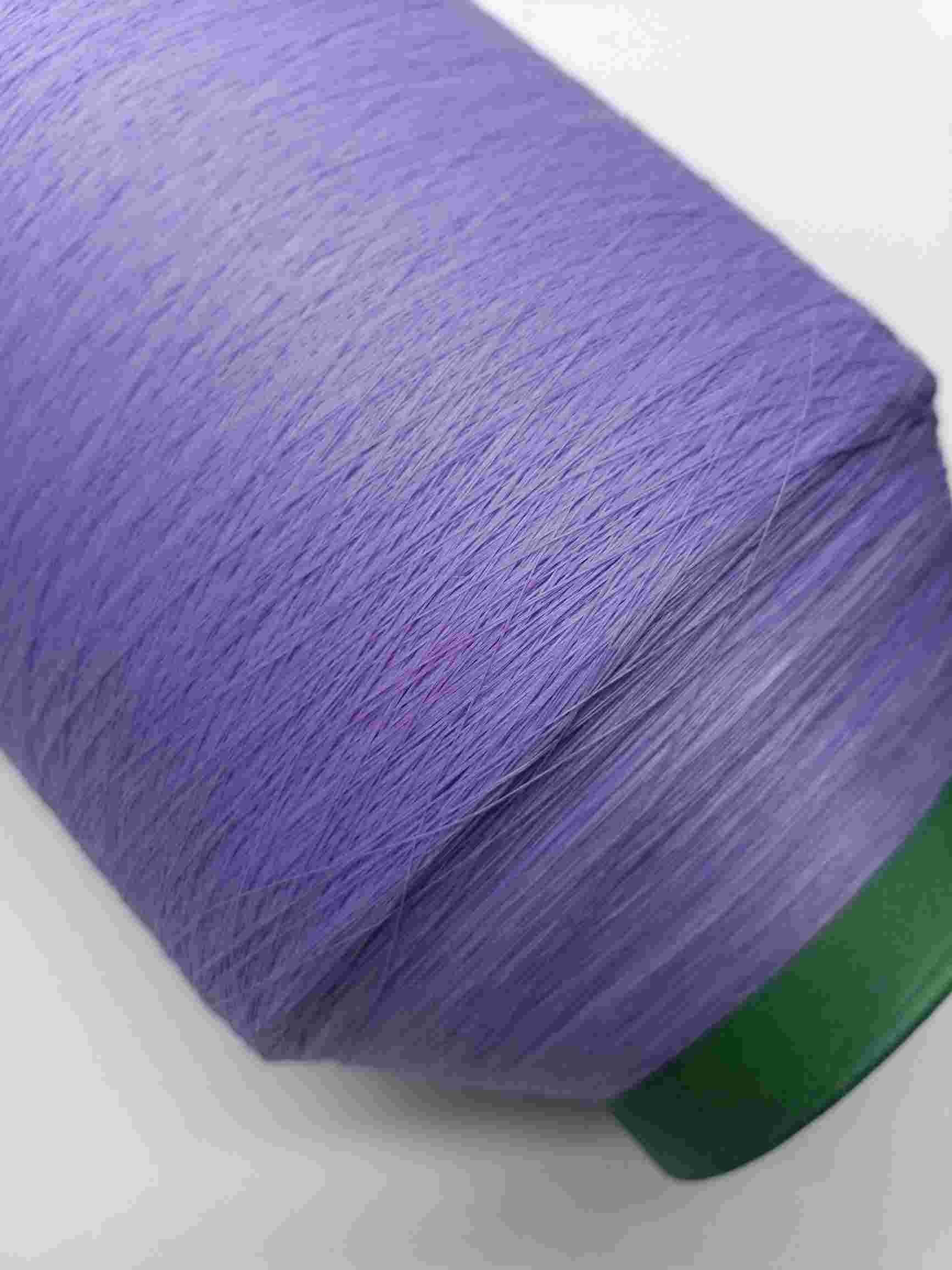 Custom Embroidery Light Reflective Thread Knitting Yarn For T-Shirt Logo Clothing Purple