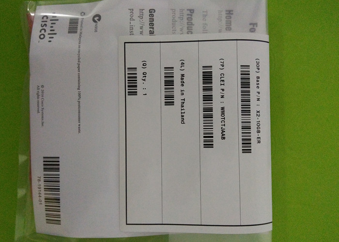 X2-10GB-ER Optical Fiber Module =1550nm 40KM X2 SC