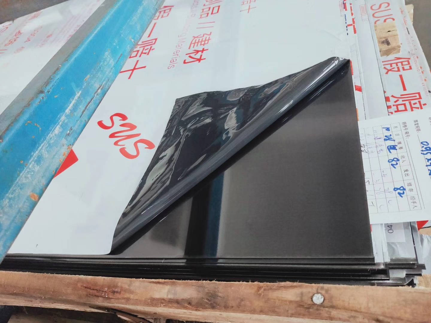 201 304 Stainless Steel Sheet Black Titanum Color Mirror or Black Titanum Sheet Hairline Finish