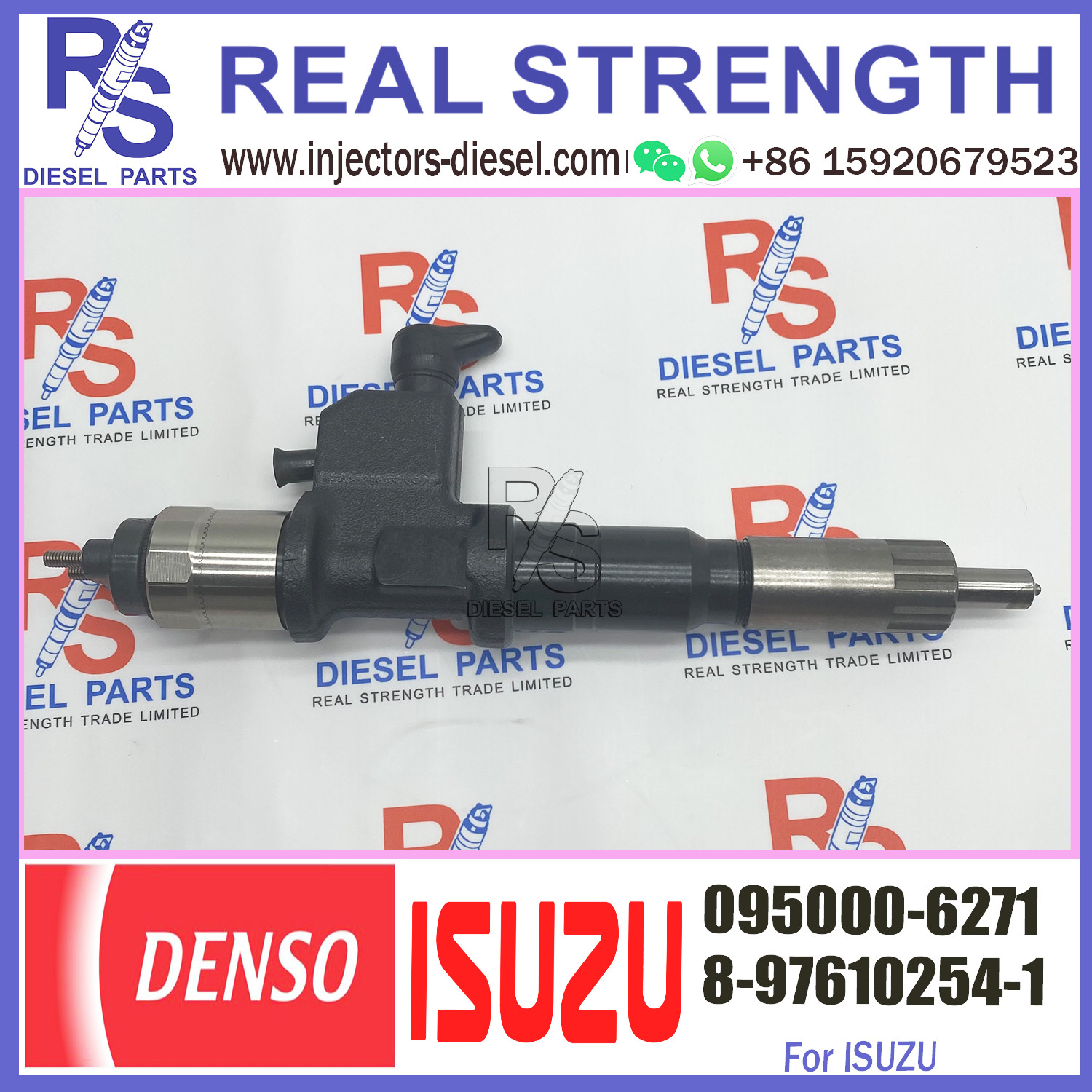 Diesel Engine Parts Fuel Injector 095000-6272 095000-6271 For ISU-ZU 8-97610254-2 8-97610254-1