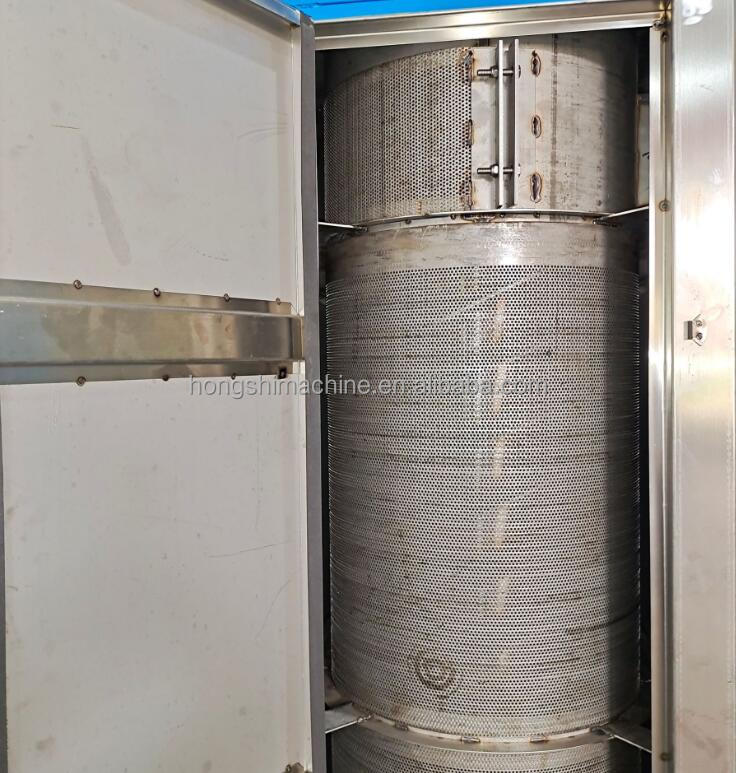 High quality stainless steel vertical plastic dryer machine / PVC flakes centrifugal plastic drying machine
