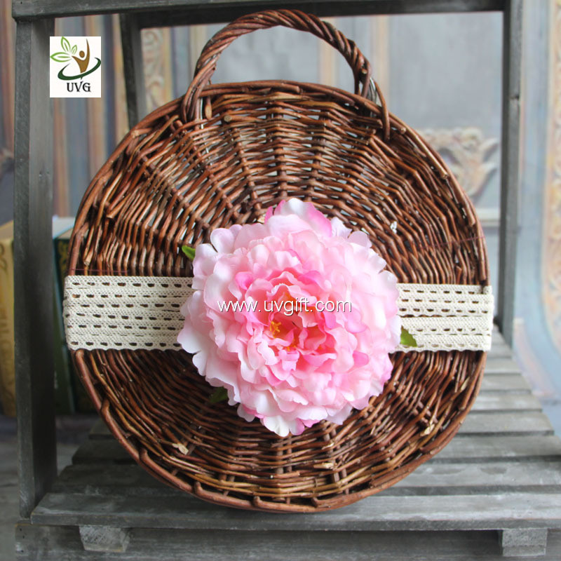 UVG wholesale silk flowers in individual artificial penoy for floral wall backdrop arrangements FPN113