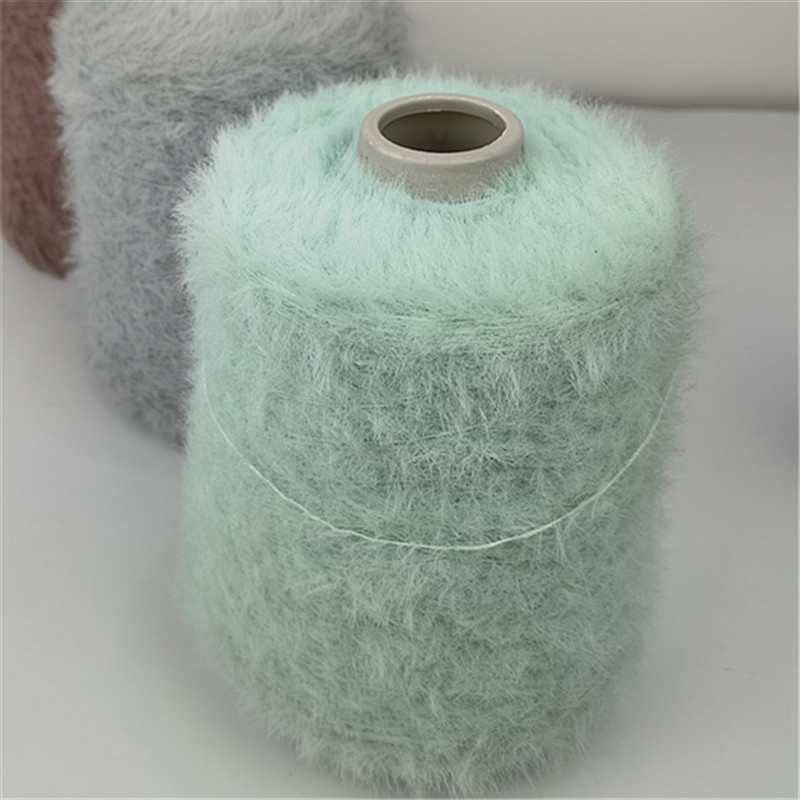 1/13NM 100% Nylon Soft Warm Feather Yarn Hair 2cm