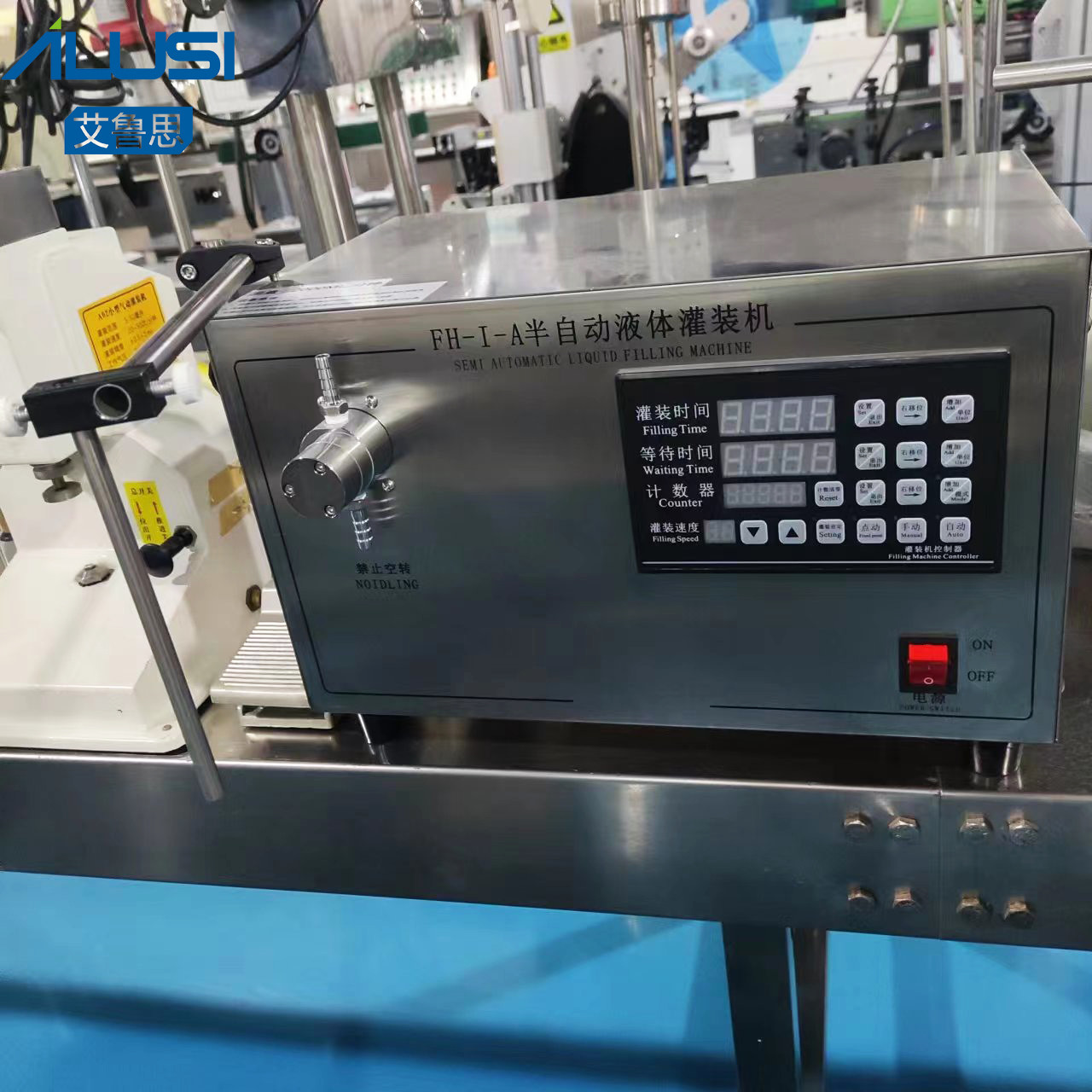 2000ml/Min Bottle Filling Machinery Single Head Chemical Medical Liquid Fillers