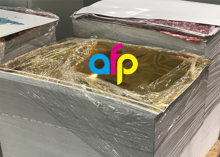 Metallic Colors Metallized Film , Reflective Polyester Film Giftbox Lamination