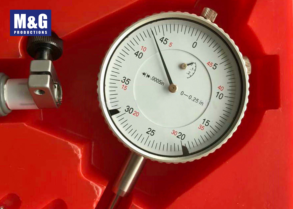 Adjustable Precision Instruments Gauges Dial Bore Gage Chrome Plated Handle 2-6" Grad 0.0005" Dia Bore Gauge Set