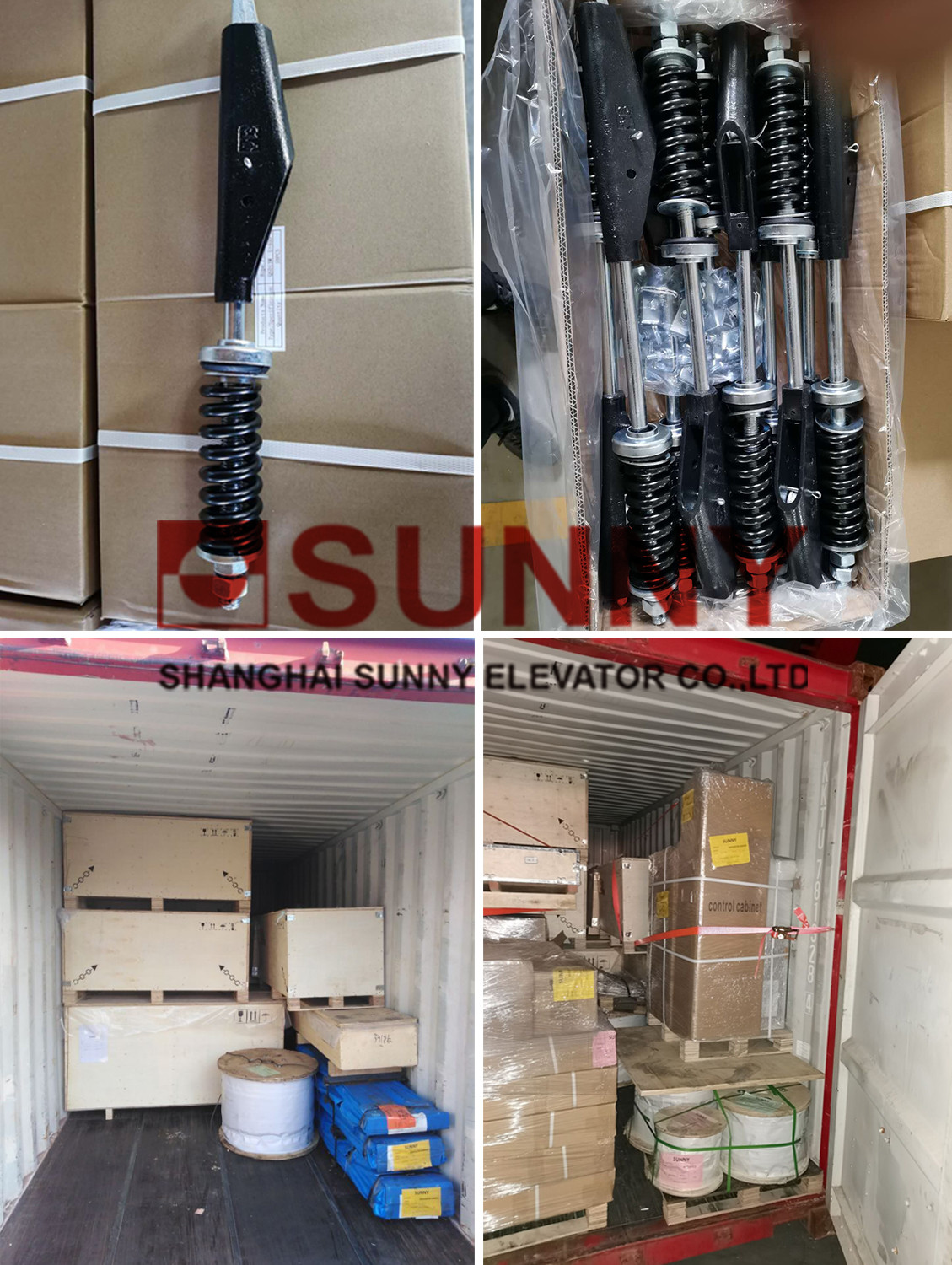 Spring Outside Oil Buffer Elevator Safety Components with Speed 1 - 2.5 m/s