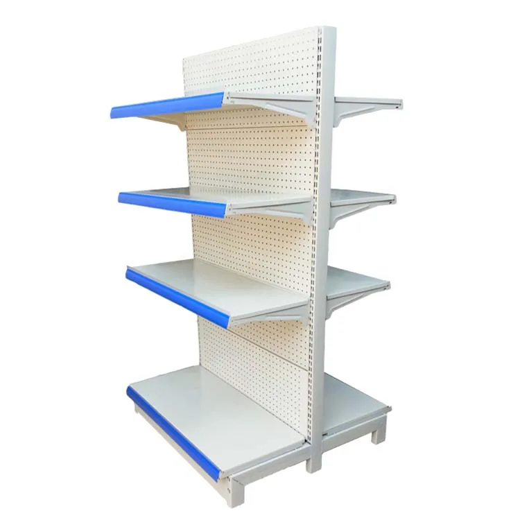 Factory Customized Color Size Logo white wall shelves gandola shelves light duty pharmacy medical store shelf