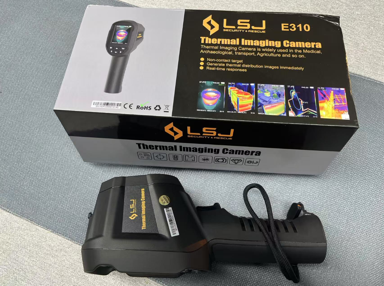 LSJ Handheld Thermal Imaging Camera Industrial Use Infrared USB Thermal Image Equipment LCD Household Thermometer for Machine